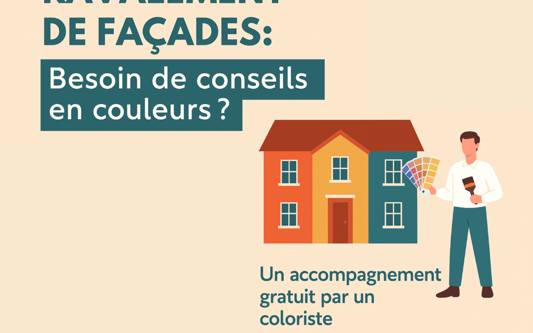 Ravalement de façades – aide au choix des teintes