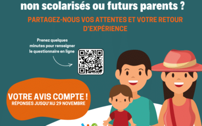 Parents d’enfants de moins de 4 ans non scolarisés ou futurs parents, votre avis compte ! 