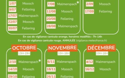 CALENDRIER DÉCHÈTERIE MOBILE – Juin à décembre 2026